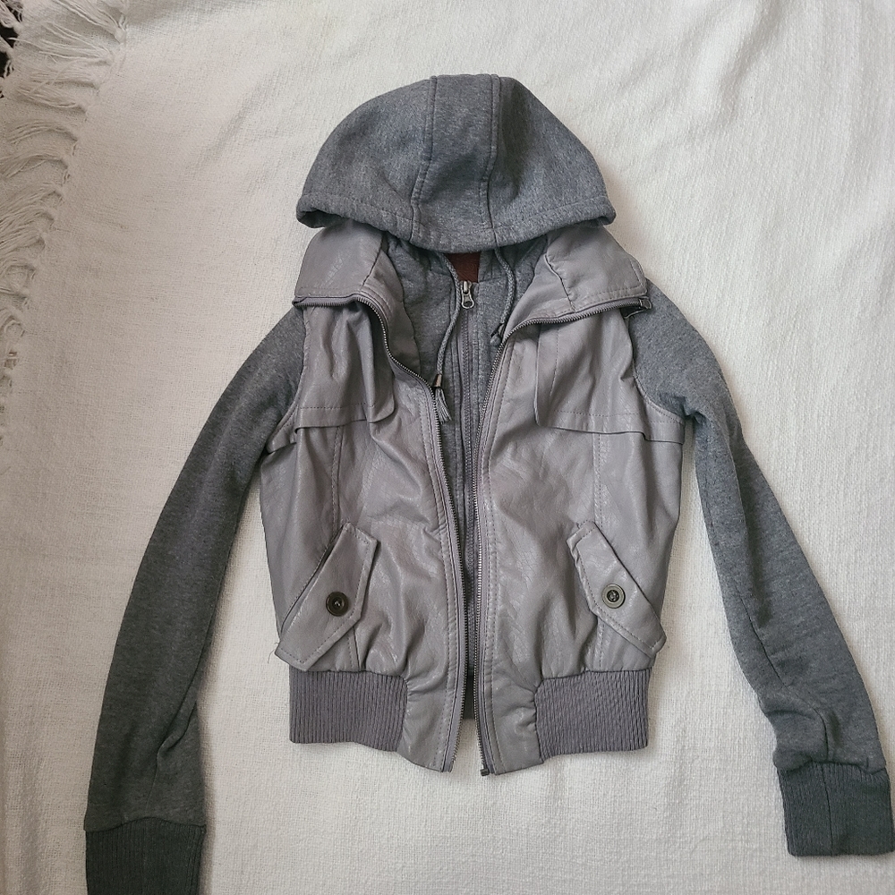 Miss London Combo Hoodie Jacket